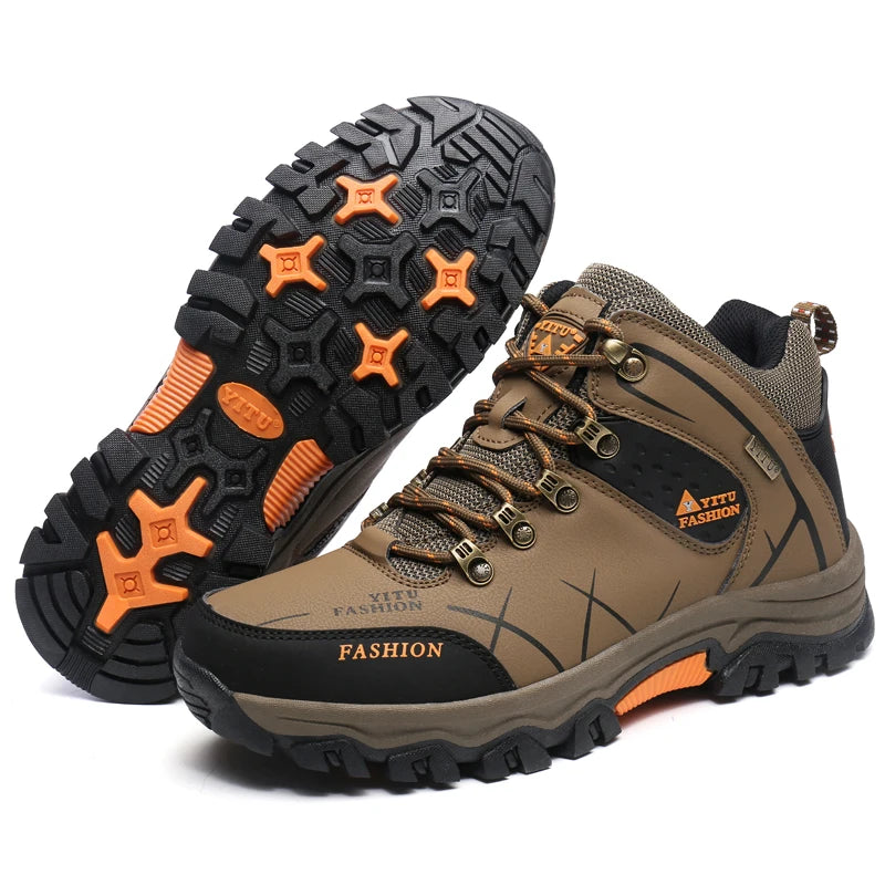 Men's autumn and winter hiking shoes Casual sports shoes comfortable lightweight non-slip large size men's shoes39-47