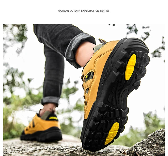 New men's and women's fashion casual cross-country running shoes non-slip wear breathable climbing sports shoes