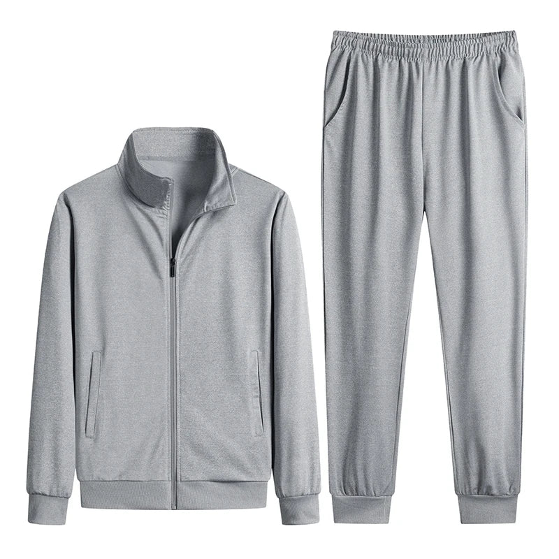 Spring Autumn Men Casual Breathable Sports Suits Man Jogger Running Tracksuits 2 Piece Male Outdoor Gym Jackets Pants Suits Sets