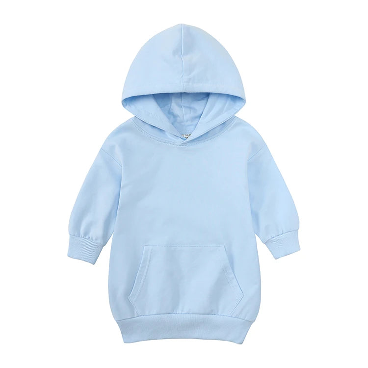 Fashion Solid Color Kids Clothes Girls Hoodies Cotton Long Sleeve Boys Sweatshirts Spring Autumn Children Clothing 2-5 Years