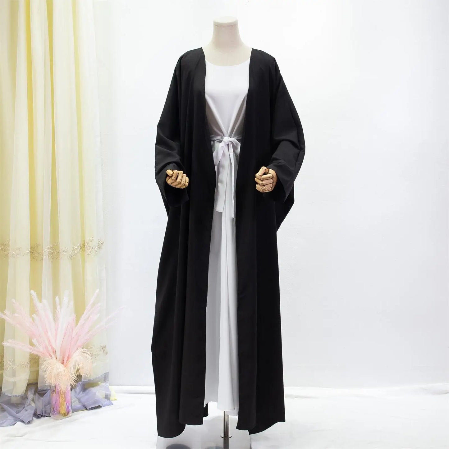 Women's Traditional Arabian Batwing Sleeve Abaya Muslim Loose Maxi Length Dress Women Jilbabs