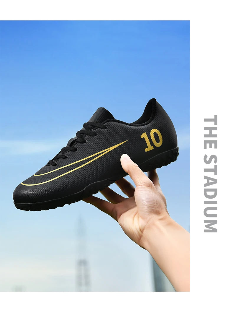 Men's and women's football shoes Non-slip training casual sports shoes youth outdoor breathable large size football shoes