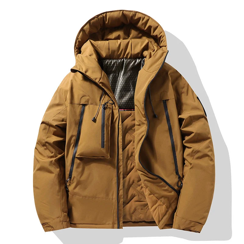 Winter Men Thick Waterproof Windproof Outdoor Jackets Coats Man Hike Jogger Cargo Jackets Male Outwear Bomber Windbreaker Jacket