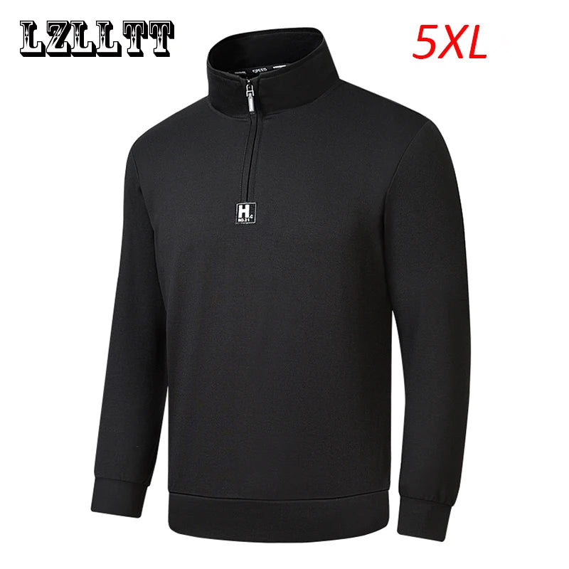 Spring Autumn Men Casual Sport Joggers Sweatshirts Tops Mens Running Sportswear Sweatshirts Men’s Sweatshirts Basic Pullover 5XL