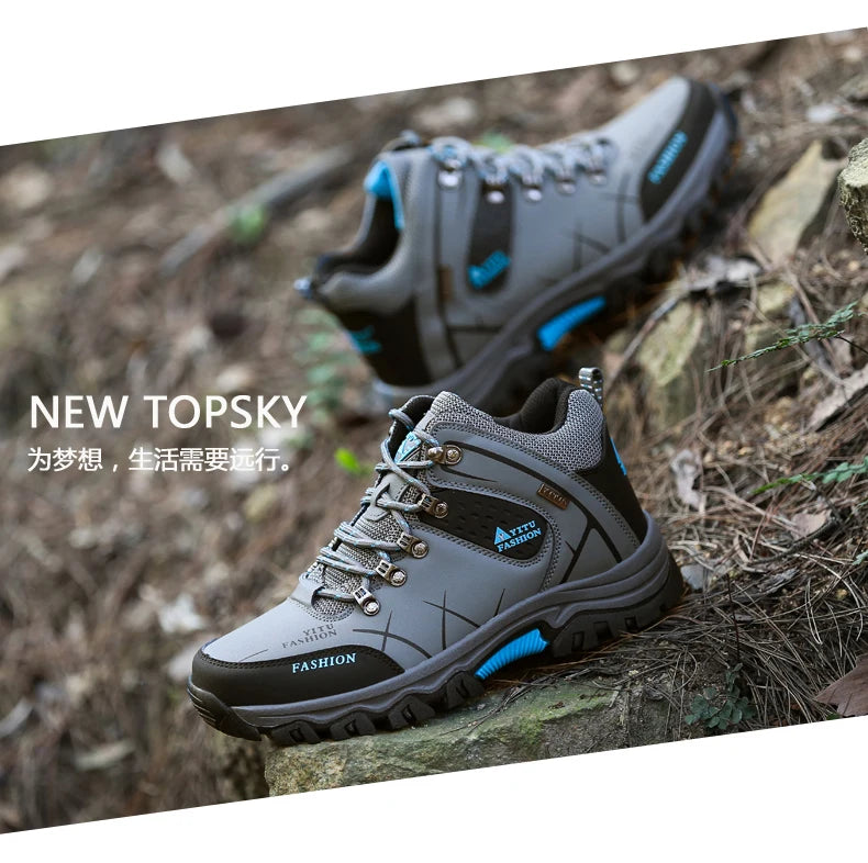 Men's autumn and winter hiking shoes Casual sports shoes comfortable lightweight non-slip large size men's shoes39-47