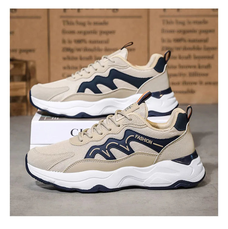 2024 New men's sneakers Comfortable casual men's shoes light breathable walking and running designer Spring and Autumn