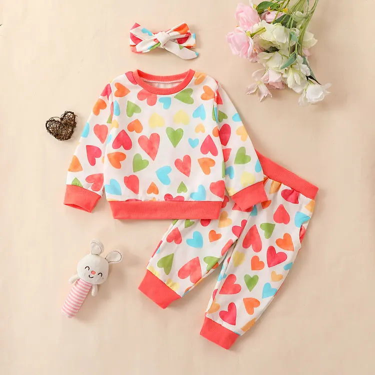 Fashion Newborn Baby Clothes Set Cotton Long Sleeve Tops Pant 2 PCS Spring Autumn Infant Boys Outfit Set 3-24 Months