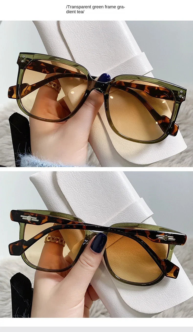 2024 Vintage Square Sunglasses Women Designer Luxury Sun Glasses for Men Classic UV400 Outdoor Ladies Eyeglasses Sunglasses Men