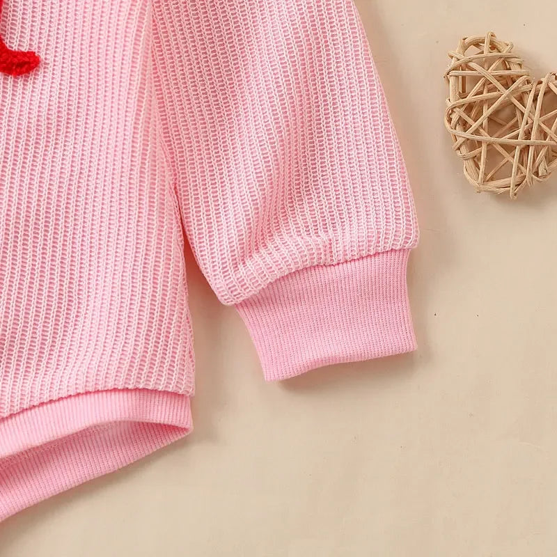 Cartoon Letter Newborn Clothes Newborn Clothes Girls Bodysuits Long Sleeve Knitted O-Neck Baby Boy Clothes 3-12 Months