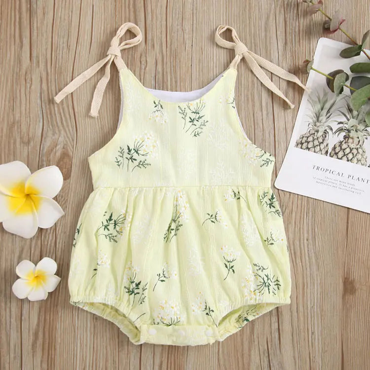 Fashion Print Newborn Clothes Girls Bodysuits Summer Baby Boys Clothes Cotton Sleeveless Infant Clothing Bodysuits 3-24 Months