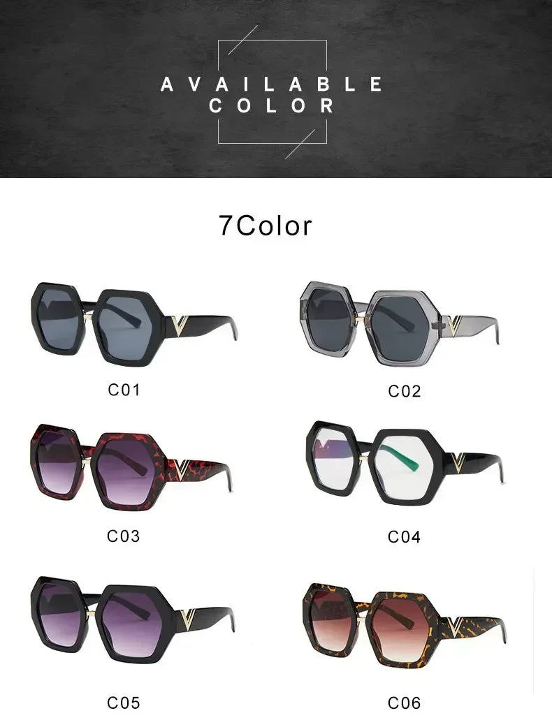 2024 Luxury Square Sunglasses Ladies Fashion Glasses Classic Brand Designer Retro Sun Glasses Women Sexy Eyewear Unisex Shades