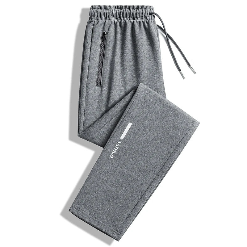 Spring Autumn Men Causal Solid Jogger Pants Sweatpants Men Drawstring Fashion Trousers Sport Pants Tracksuit Male Large Size 8XL