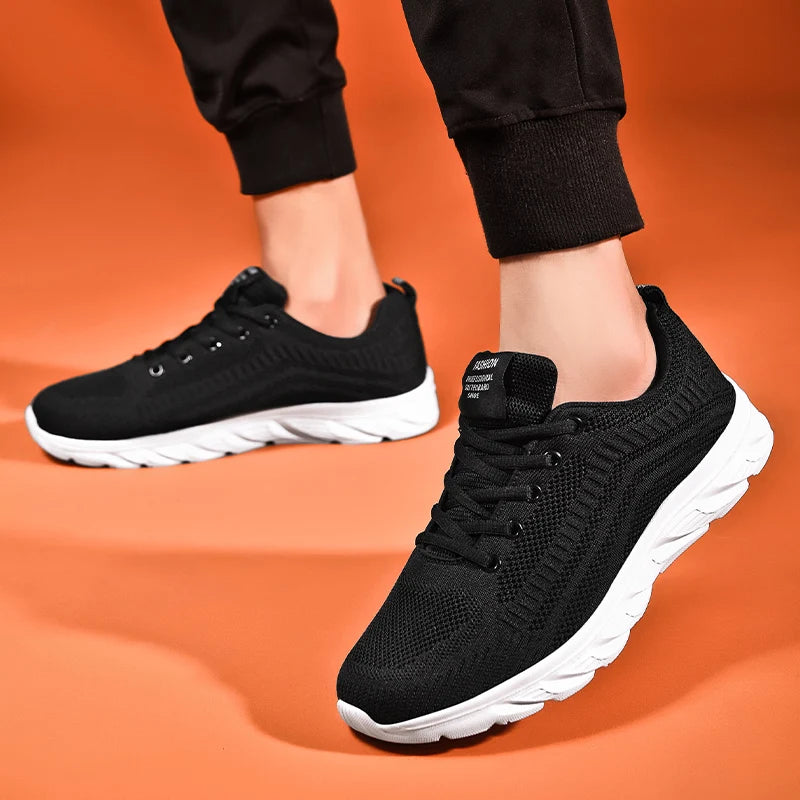 Spring and autumn lace-up light walking shoes men's casual shoes Running sneakers comfortable breathable men's shoes new