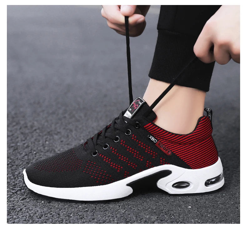 Men's running shoes Soft sole breathable mesh surface sports shoes non-slip wear-resistant running casual men's shoes