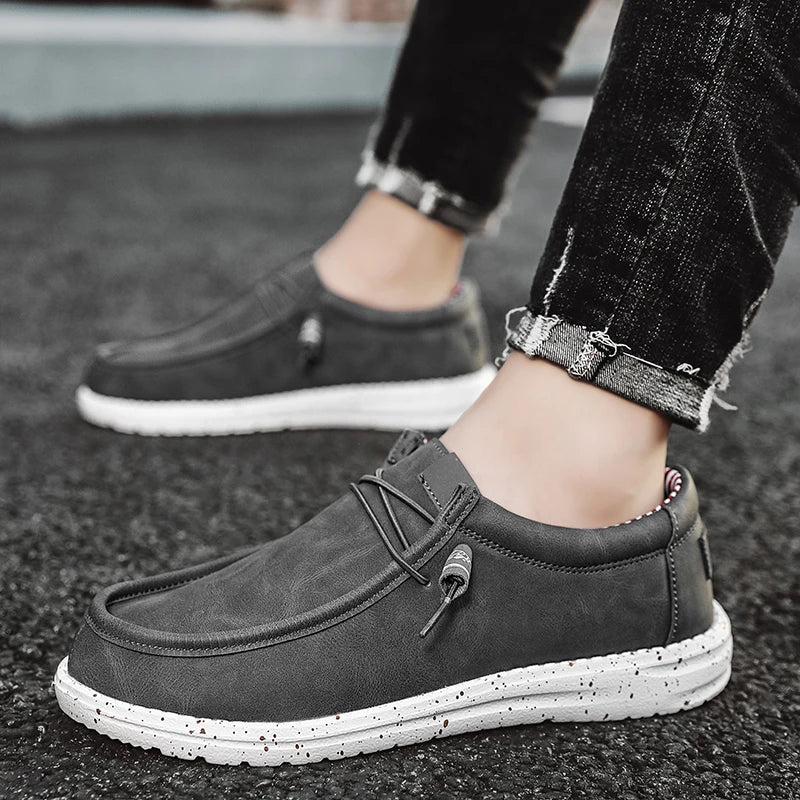 New men's shoes Spring and autumn large size leisure sports shoes low top non-slip comfortable lightweight running loafers men